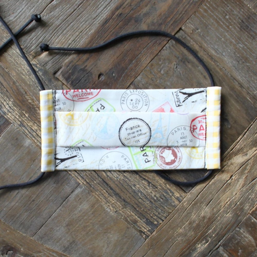 Face Mask, 100% Cotton, 3 Layer, Made in USA